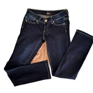 D&G-DOLCE & GABBANA Vintage PERFECTION! XS DEEP Blue Fabulous Hardware & Tags